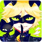 HD  Cat Noir Wallpaper icône