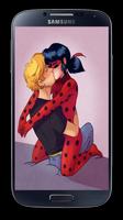 Miraculous Ladybug Love Cate Noire Plakat