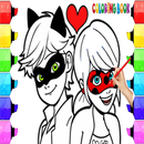 APK miraculous  ladybug and cat noir drawing coloring