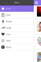 Free app for Diets & Beauty اسکرین شاٹ 1