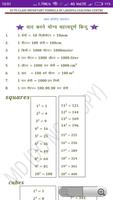 10th Class Maths Important Formula in Hindi captura de pantalla 2