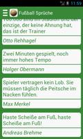 Fußball Sprüche 截图 3