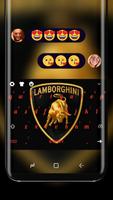 Keyboard for Lamborghini poster