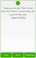 Birthday Quotes for Whatsapp स्क्रीनशॉट 2
