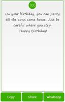 Birthday Quotes for Whatsapp capture d'écran 3