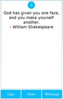 101 Great Saying by Shakespear syot layar 1