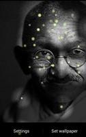Mahatma Gandhi Fireflies LWP Plakat
