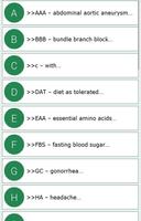 برنامه‌نما Complete Medical Abbreviations عکس از صفحه