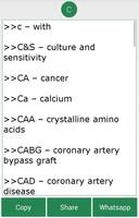 Complete Medical Abbreviations पोस्टर