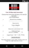 Barcode Generator capture d'écran 1