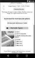 برنامه‌نما Barcode Generator عکس از صفحه