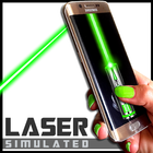 pointeur laser app simulée icône
