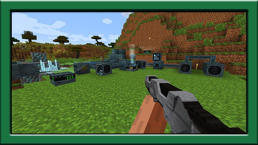 Laser Gun Mod For Minecraft Pe For Android Apk Download - laser gun v2 roblox