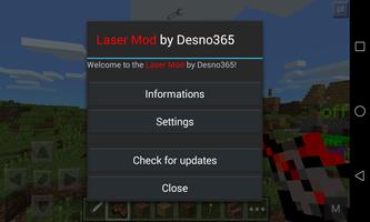 برنامه‌نما Laser Mod For Minecraft عکس از صفحه