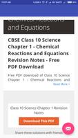 CBSE Class 10th Notes capture d'écran 2