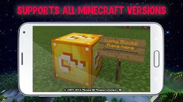 Lucky blocks mod for Minecraft capture d'écran 1