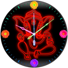 Neon Ganesh Clock icon