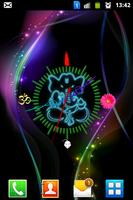 Neon Ganesh Clock capture d'écran 3