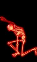 Neon Skeleton Dance Affiche