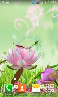 Lotus Flower Clock Affiche