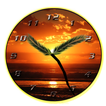 ”Sunset Analog Clock