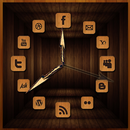 Wooden Analog Clock APK