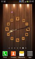 Wooden Analog Clock 截圖 2