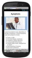 Leukemia Disease & Symptoms capture d'écran 2