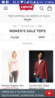 Levis Online Shopping(North America) Affiche
