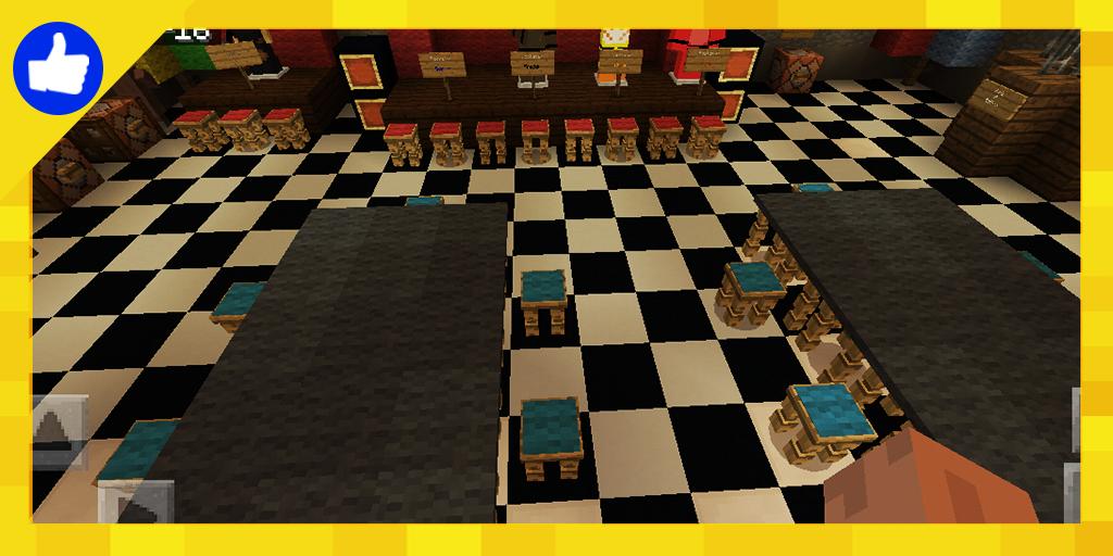 FNAF 6 Pizzeria Simulator Map Download in Minecraft PE/BE (Map Tour) 