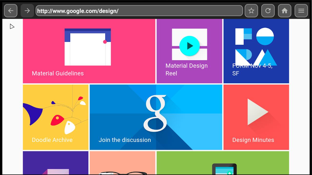 Android İndirme için Web Browser for Android TV APK