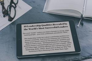 Leadership Qualities From World Successful Leaders capture d'écran 3