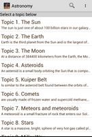 2 Schermata Astronomy, Amazing Space Facts
