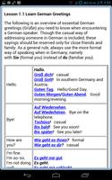 Learning German (Offline) تصوير الشاشة 1