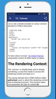 Learn HTML 5 [OFFLINE] تصوير الشاشة 3