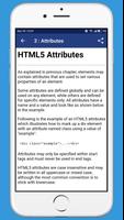 Learn HTML 5 [OFFLINE] تصوير الشاشة 2