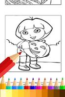 Learn Coloring for dora Fans screenshot 3