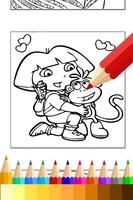 Learn Coloring for dora Fans screenshot 1