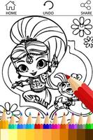 Learn Coloring for ShimmerShin پوسٹر