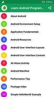 Learn Android Programming पोस्टर