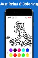 Learn Draw Coloring for Deer Bambino by Fans imagem de tela 3