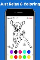 Learn Draw Coloring for Deer Bambino by Fans-poster