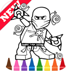 ikon Learn Draw Coloring for NinjaGO by Fans