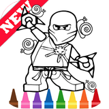 Learn Draw Coloring for NinjaGO by Fans icône