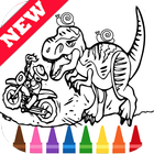 Learn Coloring Lego Jurassic Dino World by Fans icône