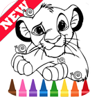 Icona Learn Draw Coloring for The King Lion by Fans
