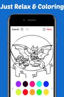 Learn Coloring for Lego Bat Man Heroes by Fans スクリーンショット 1