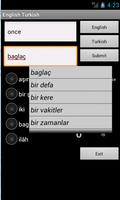 Learn English Turkish Cartaz