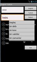Learn English Turkish الملصق