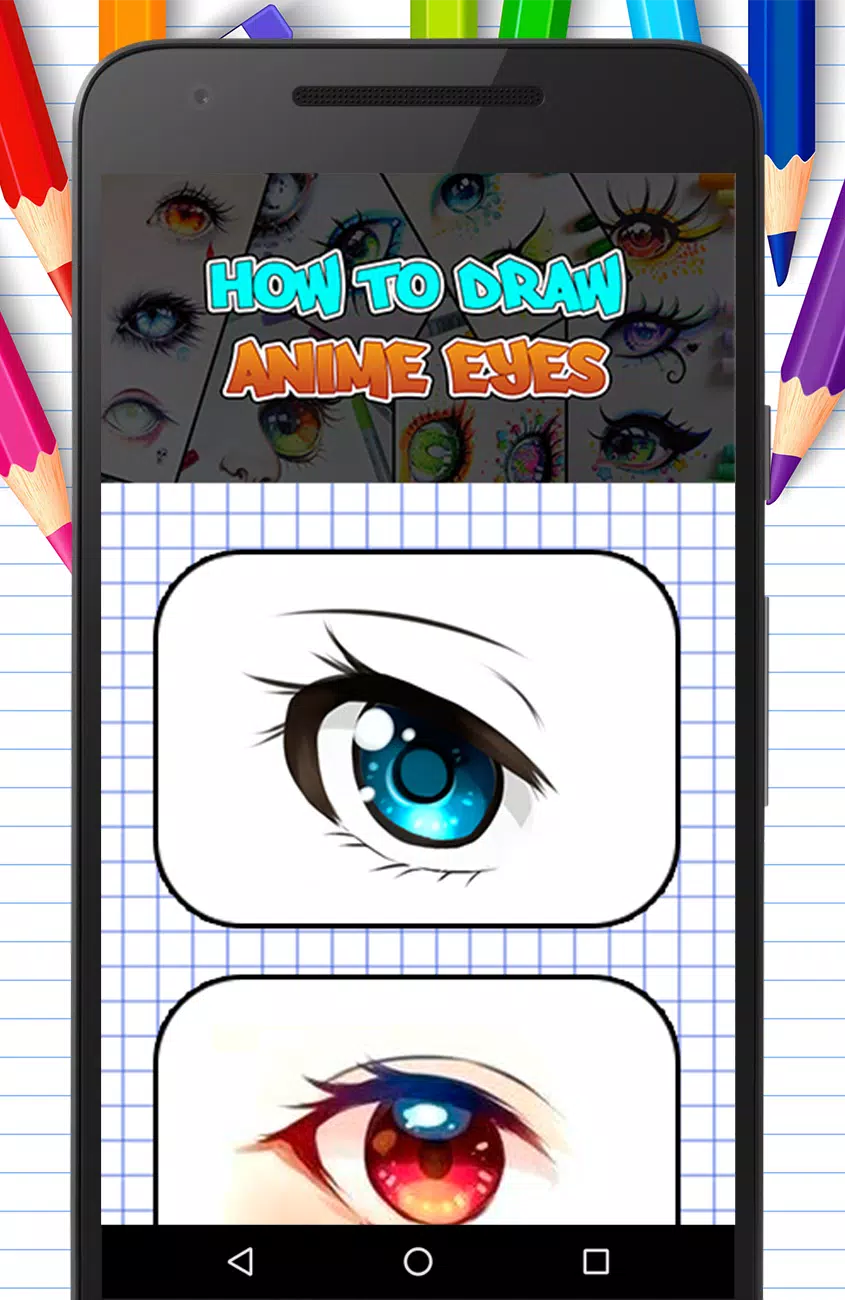 Download do APK de Como desenhar olhos de anime para Android